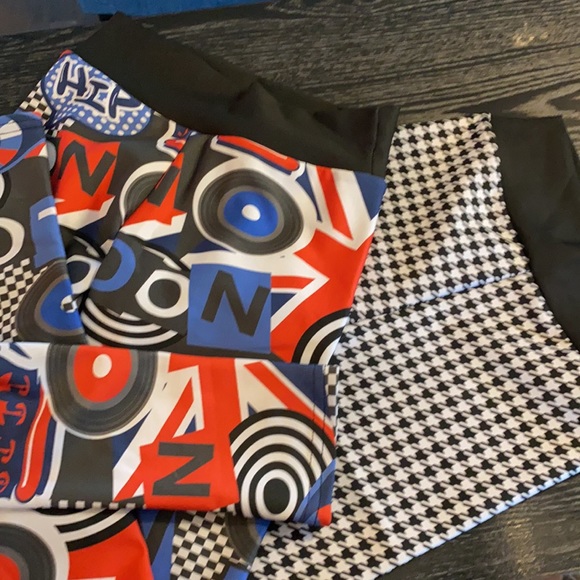 Girl’s sugar Lulu dance set YL YM London checked - Picture 4 of 5